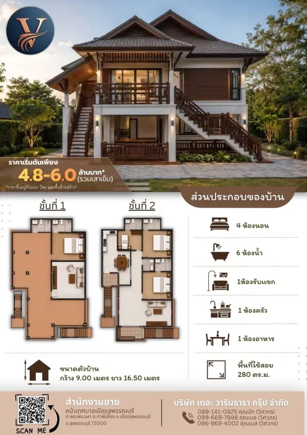 แบบบ้าน 3 พร้อมแปลนและราคา